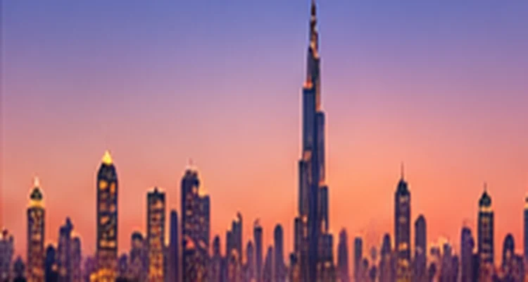 Illustrative city photograph for dubai