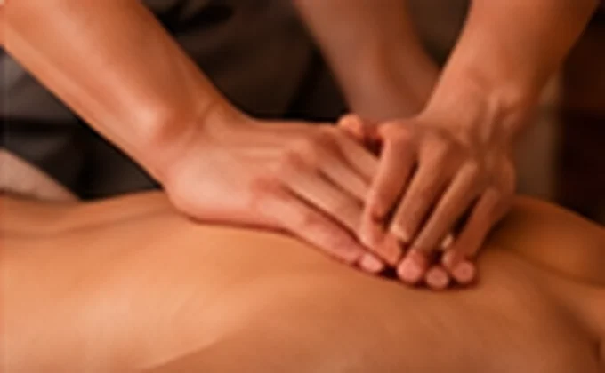 Editorial illustration of deep tissue massage